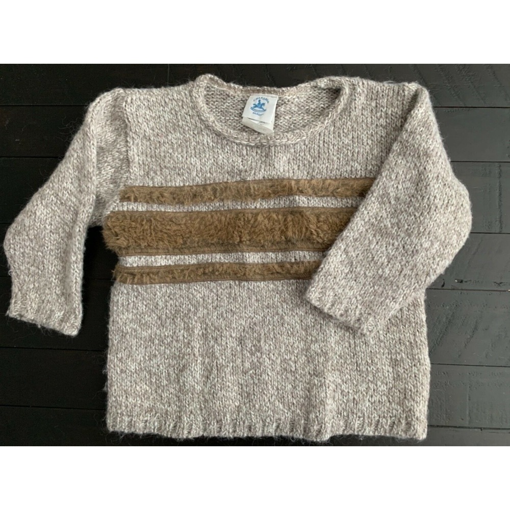 Charabia boys size 4 mohair sweater Boutique (H9) 0261